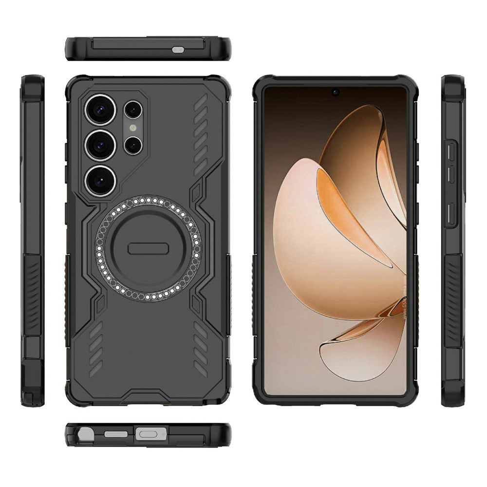 TechSuit Husa de protectie Techsuit ArmorMag compatibil cu Samsung Galaxy S25 Ultra, Negru – imagine 2