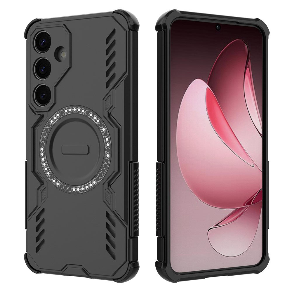 TechSuit Husa de protectie Techsuit ArmorMag compatibil cu Samsung Galaxy S25, Negru – imagine 2