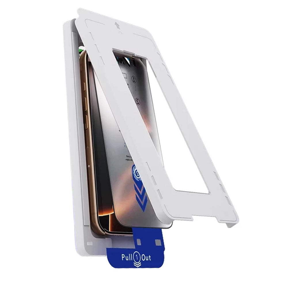 ANANK - 2.5D 2X Reinforced Screen Protector with Installation Box - iPhone 15 Pro - Black