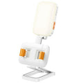 Yesido - Desk Phone Holder (DH10) - with Beauty Refill Light, Adjustable, 1000mAh, 4.7-7" - White