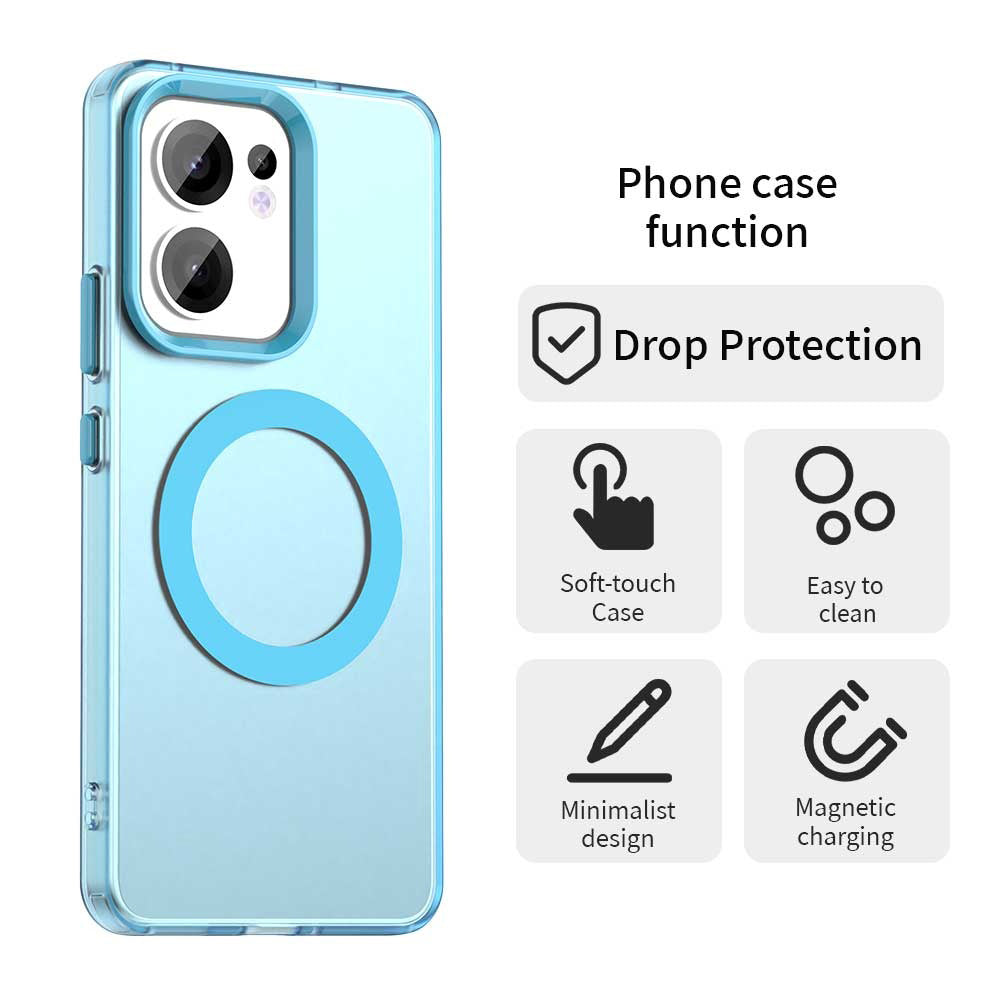 Techsuit - CandyCase MagSafe - Oppo Reno13 F 4G / Reno13 F 5G / Reno13 FS 5G - Blue