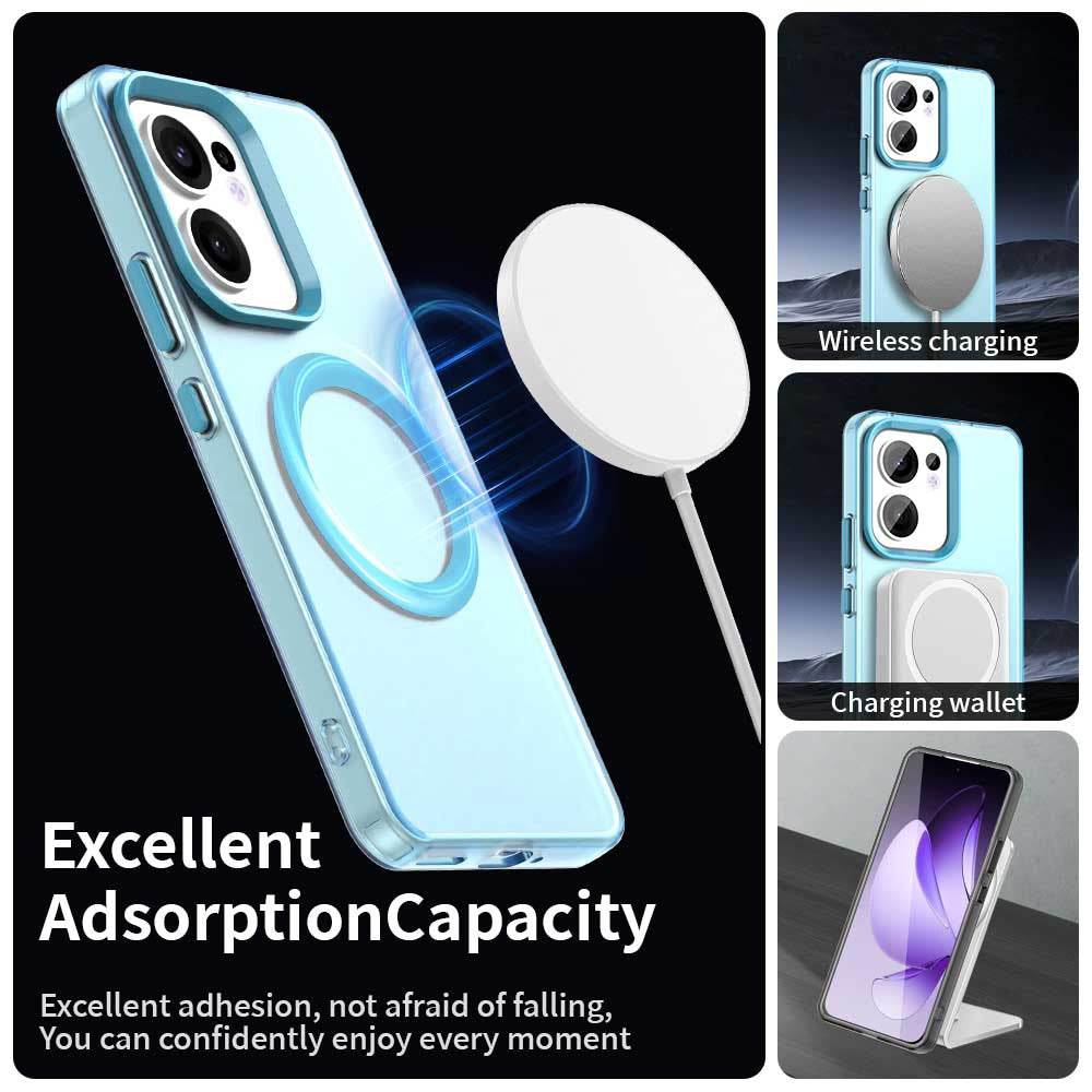Techsuit - CandyCase MagSafe - Oppo Reno13 F 4G / Reno13 F 5G / Reno13 FS 5G - Blue