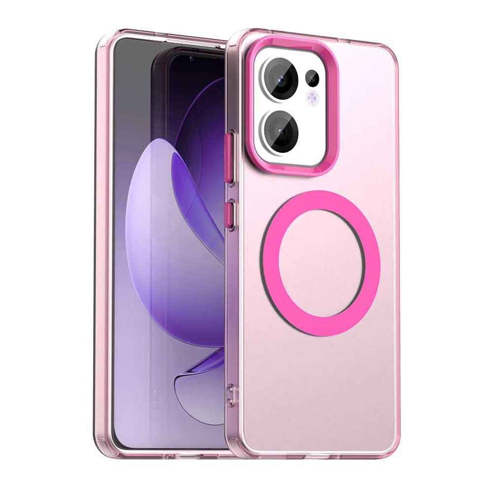TechSuit Husa de protectie Techsuit CandyCase MagSafe compatibil cu Oppo Reno13 F 4G / Reno13 F 5G / Reno13 FS 5G, Roz