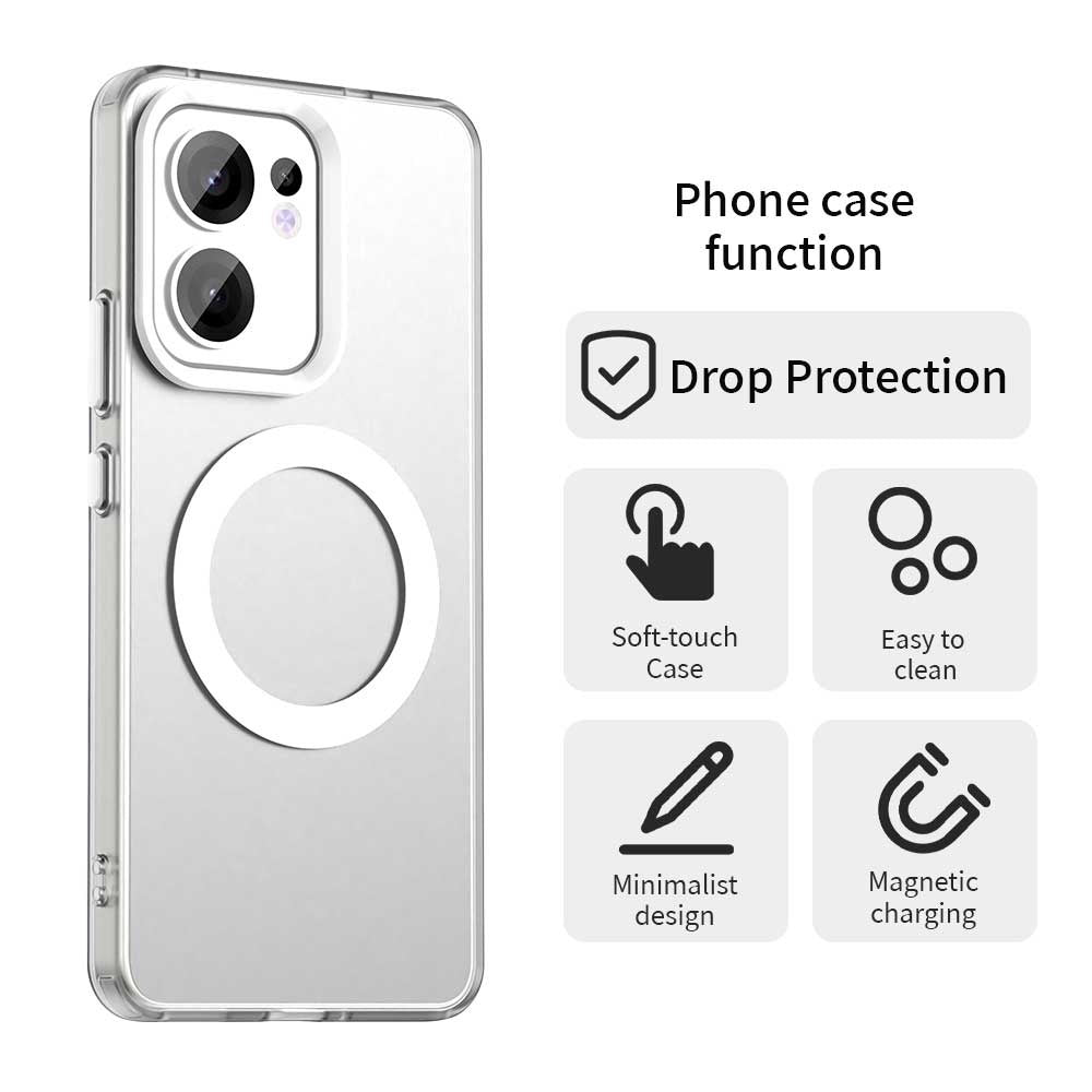 Techsuit - CandyCase MagSafe - Oppo Reno13 F 4G / Reno13 F 5G / Reno13 FS 5G - White