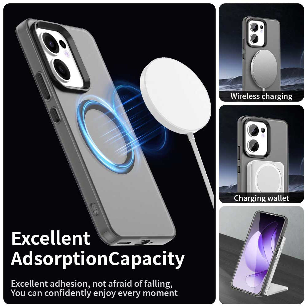 Techsuit - CandyCase MagSafe - Oppo Reno13 F 4G / Reno13 F 5G / Reno13 FS 5G - Black