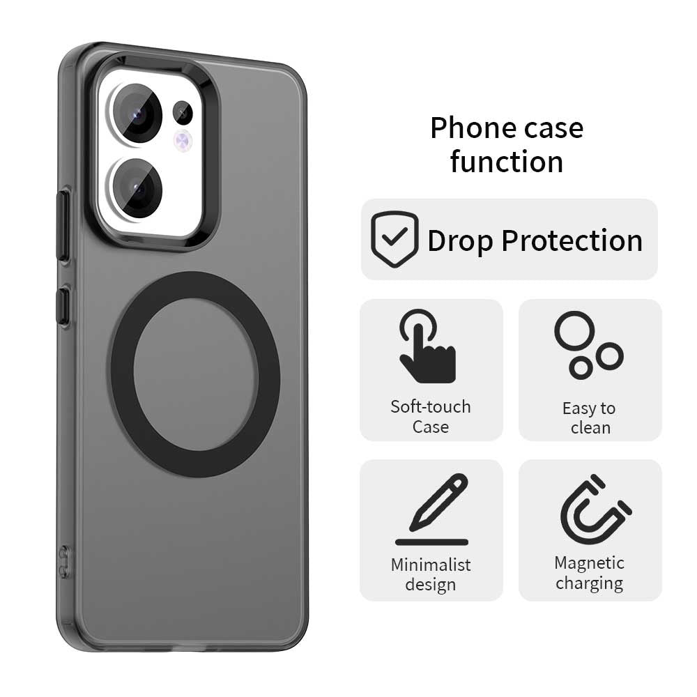 Techsuit - CandyCase MagSafe - Oppo Reno13 F 4G / Reno13 F 5G / Reno13 FS 5G - Black