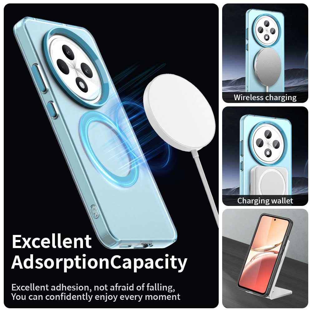 Techsuit - CandyCase MagSafe - Oppo Reno12 F 4G / Reno12 F 5G / Reno12 FS 4G / Reno12 FS 5G - Blue