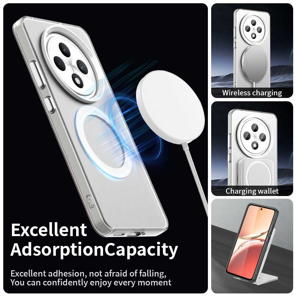 Techsuit - CandyCase MagSafe - Oppo Reno12 F 4G / Reno12 F 5G / Reno12 FS 4G / Reno12 FS 5G - White