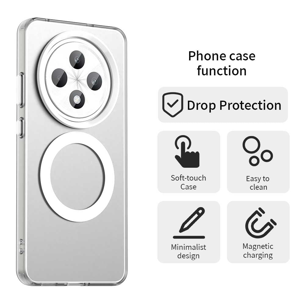 Techsuit - CandyCase MagSafe - Oppo Reno12 F 4G / Reno12 F 5G / Reno12 FS 4G / Reno12 FS 5G - White