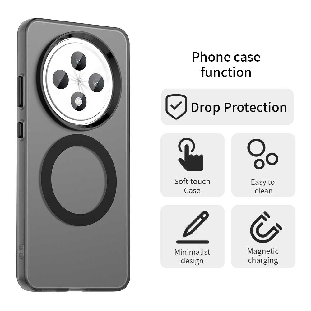 Techsuit - CandyCase MagSafe - Oppo Reno12 F 4G / Reno12 F 5G / Reno12 FS 4G / Reno12 FS 5G - Black
