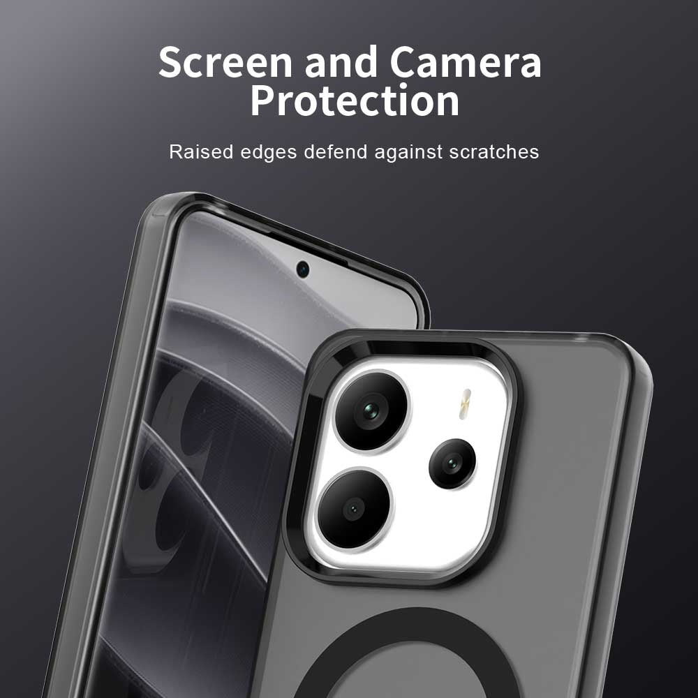 Techsuit - CandyCase MagSafe - Xiaomi Redmi Note 14 4G (Standard) - Black