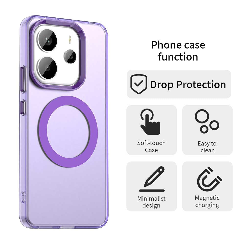 Techsuit - CandyCase MagSafe - Xiaomi Redmi Note 14 4G (Regional) - Purple