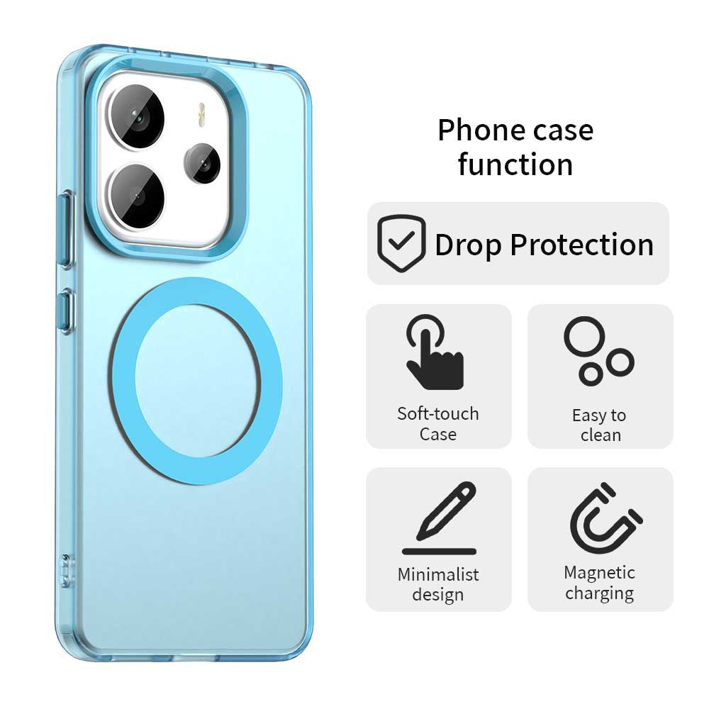 Techsuit - CandyCase MagSafe - Xiaomi Redmi Note 14 4G (Regional) - Blue