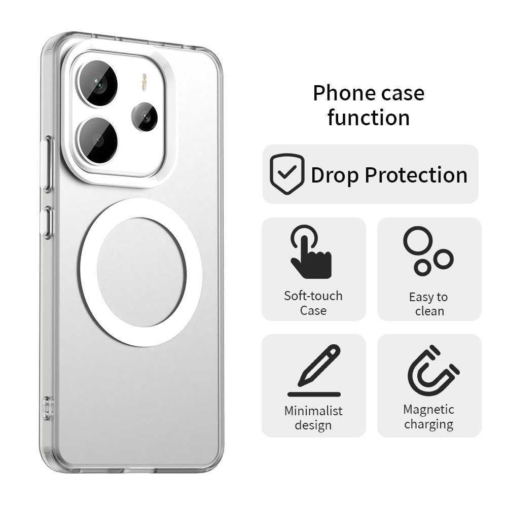 Techsuit - CandyCase MagSafe - Xiaomi Redmi Note 14 4G (Regional) - White
