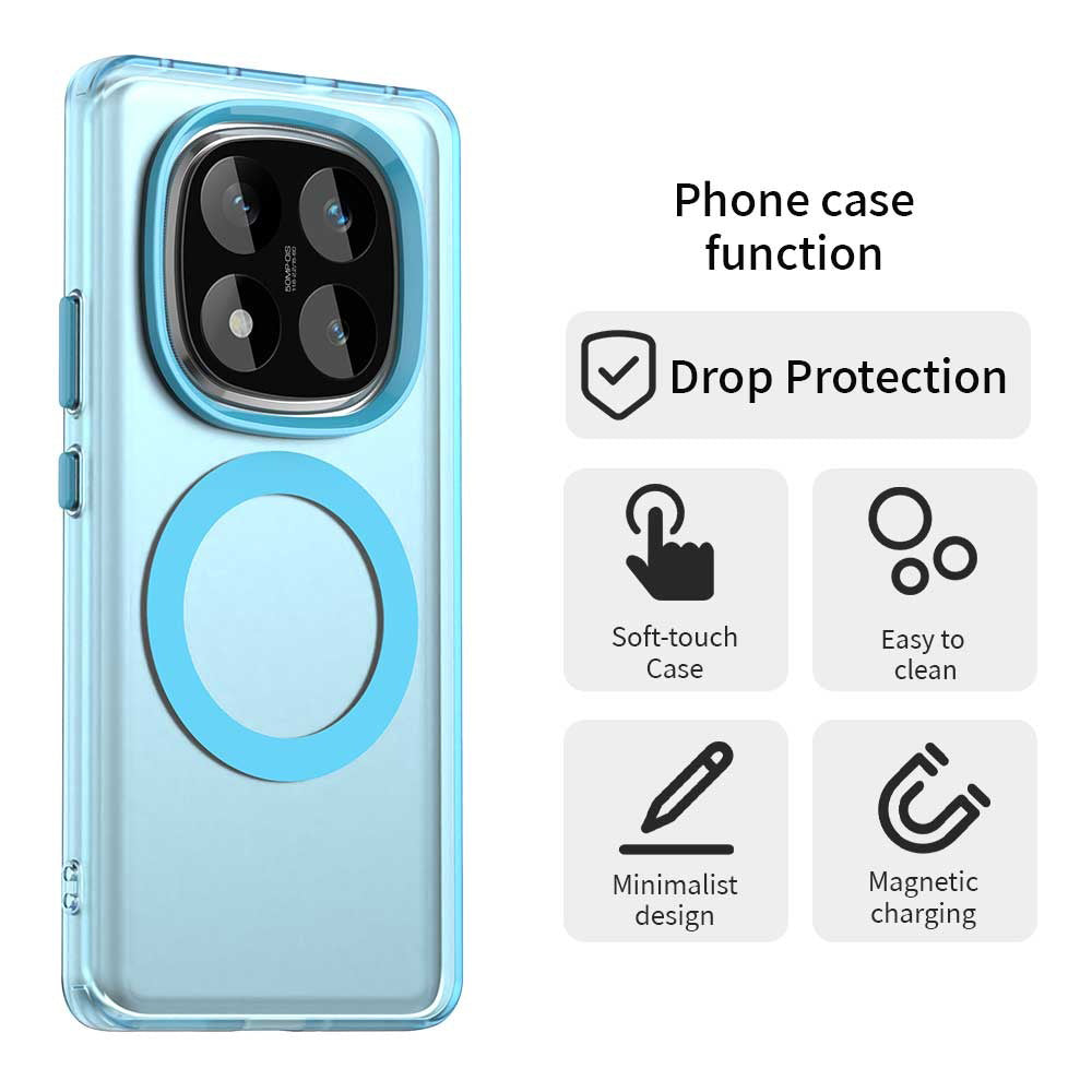 Techsuit - CandyCase MagSafe - Xiaomi Redmi Note 14 Pro 4G - Blue