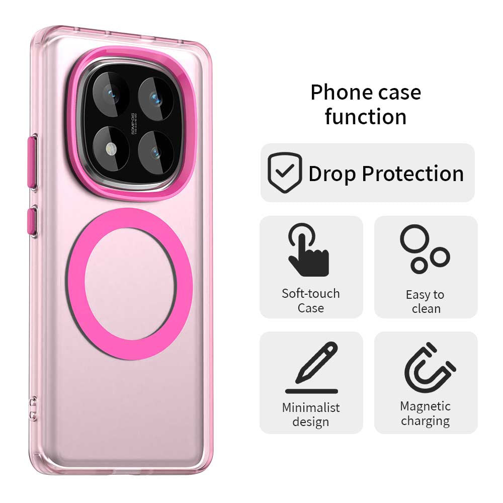 Techsuit - CandyCase MagSafe - Xiaomi Redmi Note 14 Pro 4G - Pink