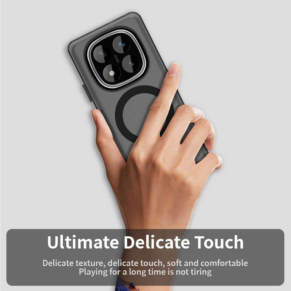 TechSuit Husa de protectie Techsuit CandyCase MagSafe compatibil cu Xiaomi Redmi Note 14 Pro 4G, Negru – imagine 3