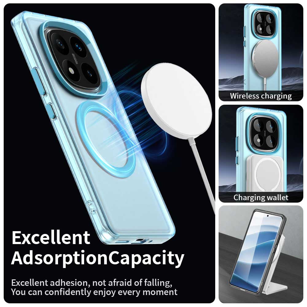 Techsuit - CandyCase MagSafe - Xiaomi Redmi Note 14 Pro 5G / Poco X7 - Blue