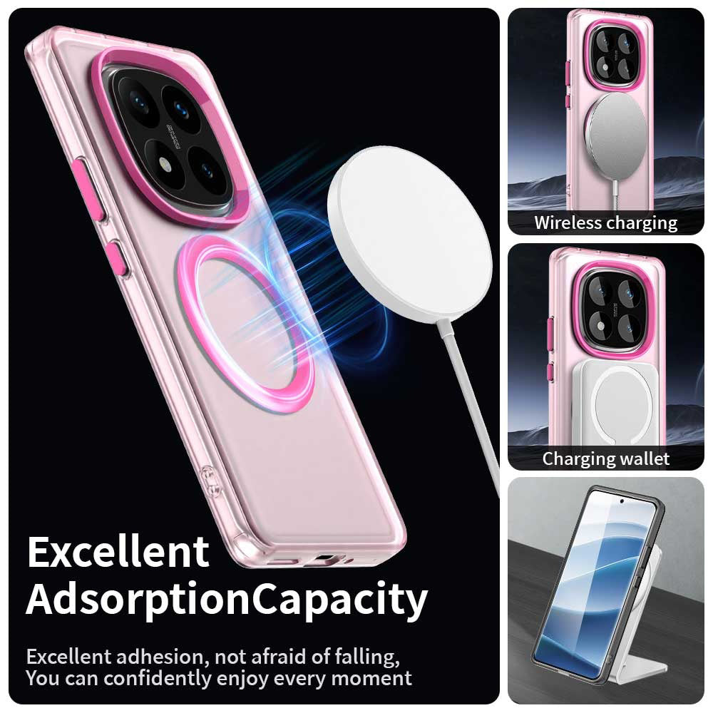 Techsuit - CandyCase MagSafe - Xiaomi Redmi Note 14 Pro 5G / Poco X7 - Pink