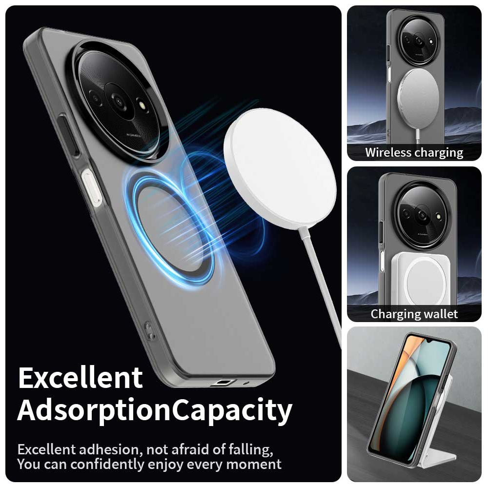Techsuit - CandyCase MagSafe - Xiaomi Redmi A3 / Redmi A3x - Black