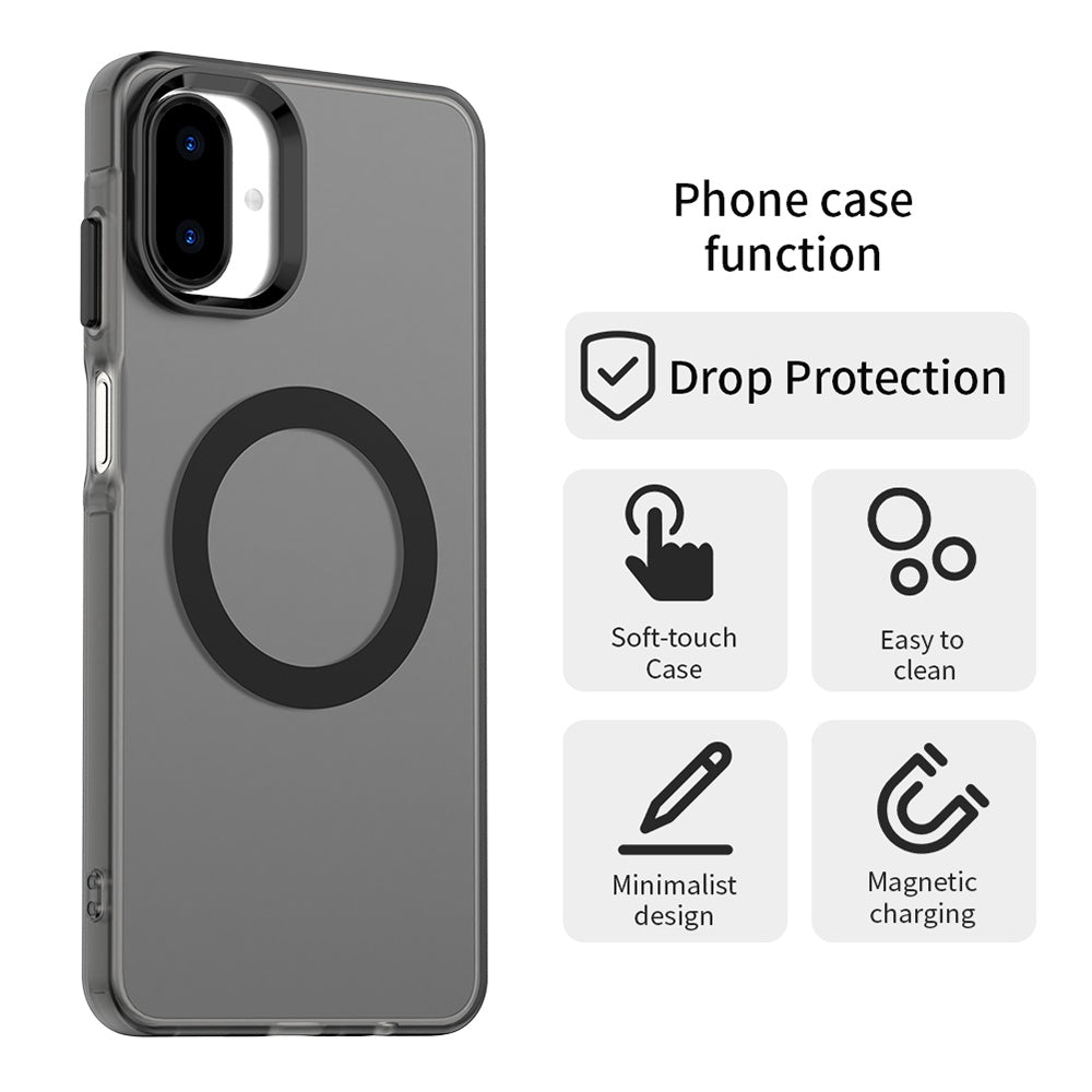 Techsuit - CandyCase MagSafe - Samsung Galaxy A07 4G - Black