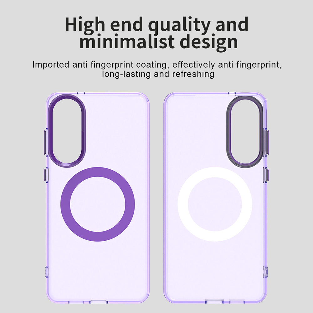 TechSuit Husa de protectie Techsuit CandyCase MagSafe compatibil cu Samsung Galaxy S25 Edge, Mov – imagine 3