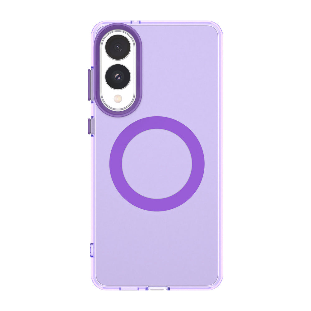 TechSuit Husa de protectie Techsuit CandyCase MagSafe compatibil cu Samsung Galaxy S25 Edge, Mov – imagine 2