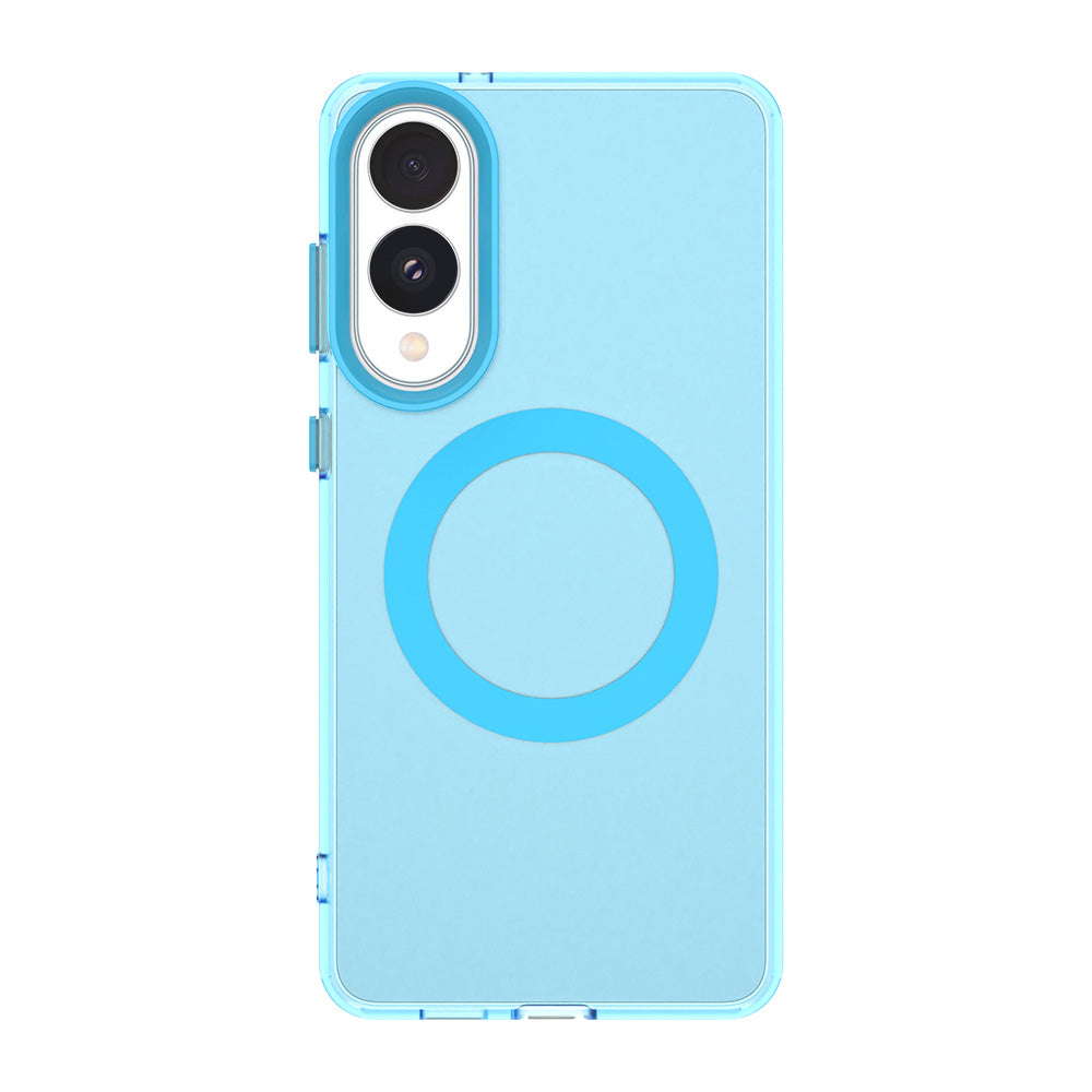 TechSuit Husa de protectie Techsuit CandyCase MagSafe compatibil cu Samsung Galaxy S25 Edge, Albastru – imagine 2