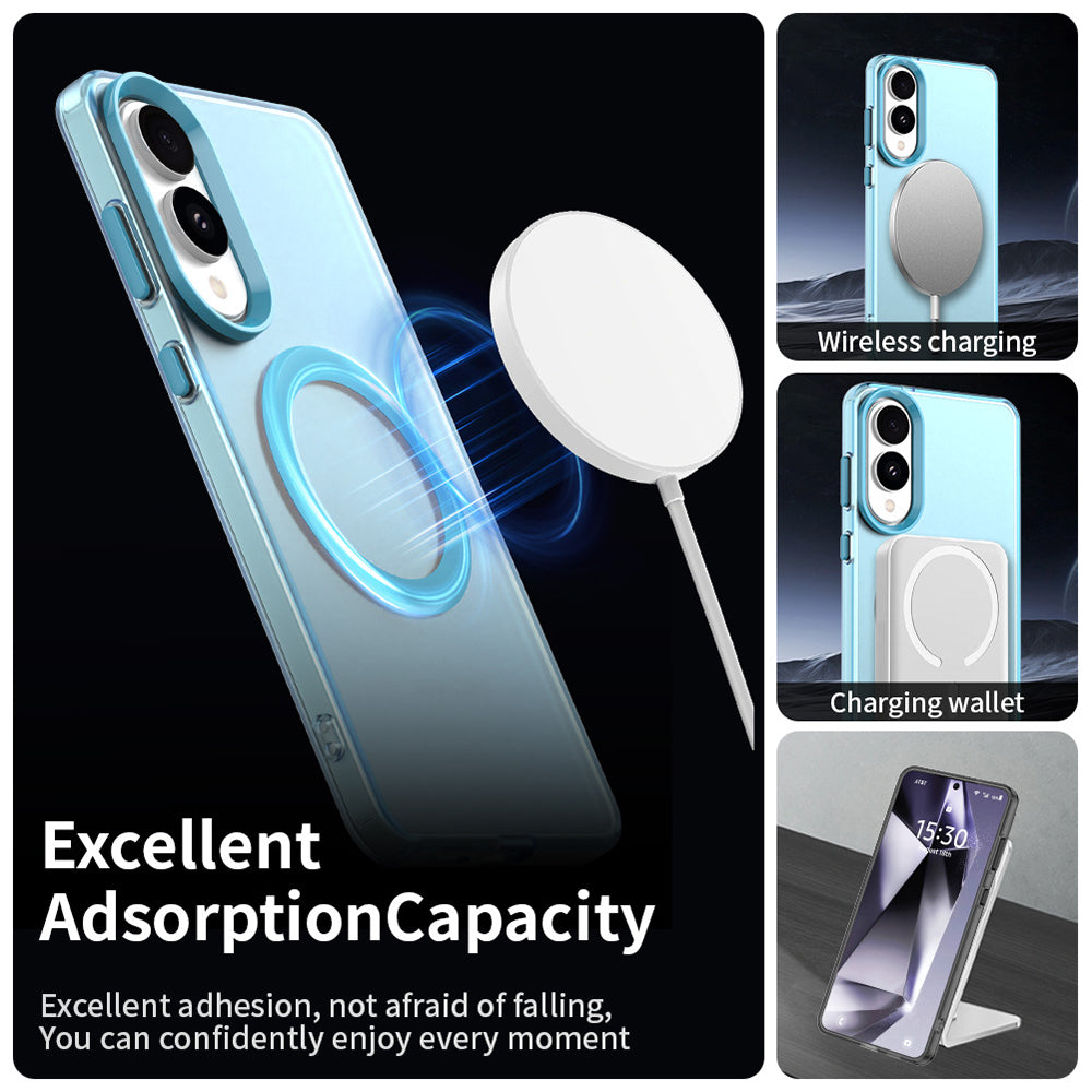TechSuit Husa de protectie Techsuit CandyCase MagSafe compatibil cu Samsung Galaxy S25 Edge, Albastru – imagine 6