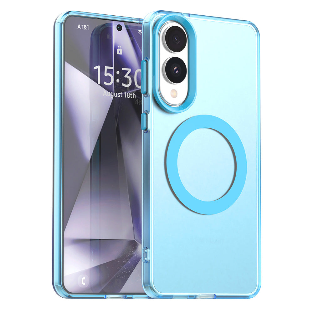 TechSuit Husa de protectie Techsuit CandyCase MagSafe compatibil cu Samsung Galaxy S25 Edge, Albastru