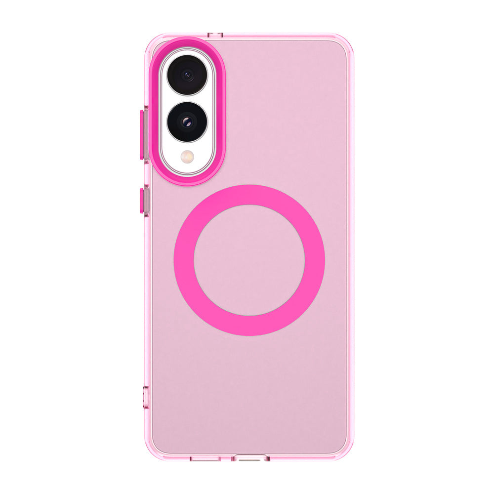 TechSuit Husa de protectie Techsuit CandyCase MagSafe compatibil cu Samsung Galaxy S25 Edge, Roz – imagine 2