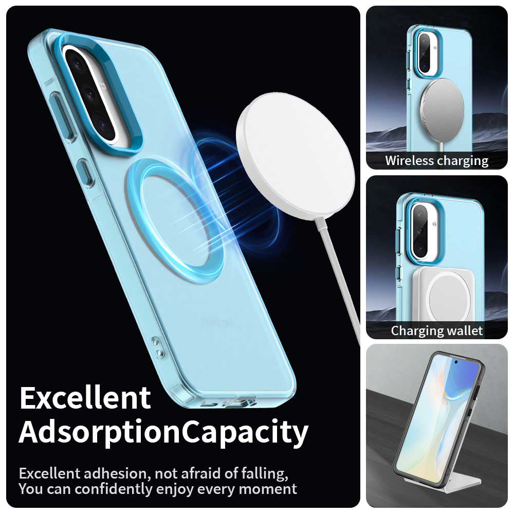 TechSuit Husa de protectie Techsuit CandyCase MagSafe compatibil cu Samsung Galaxy A56 5G, Albastru – imagine 3