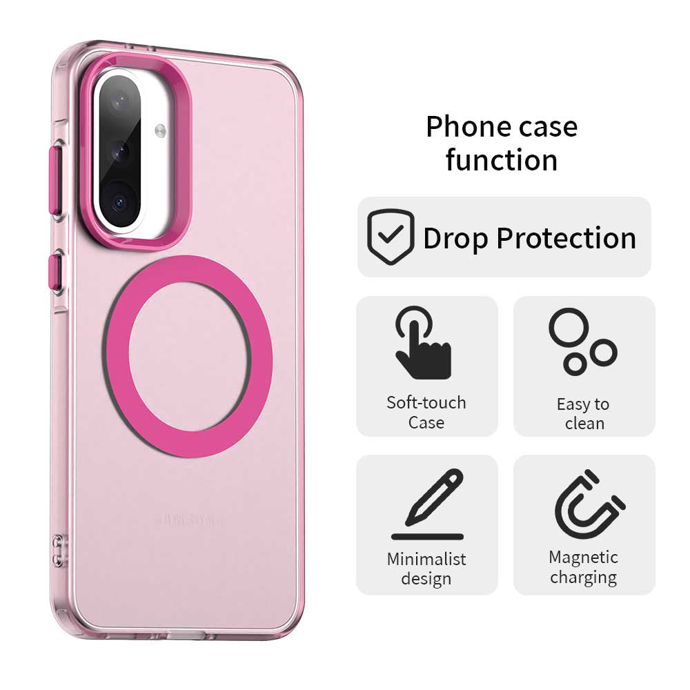 TechSuit Husa de protectie Techsuit CandyCase MagSafe compatibil cu Samsung Galaxy A56 5G, Roz – imagine 4