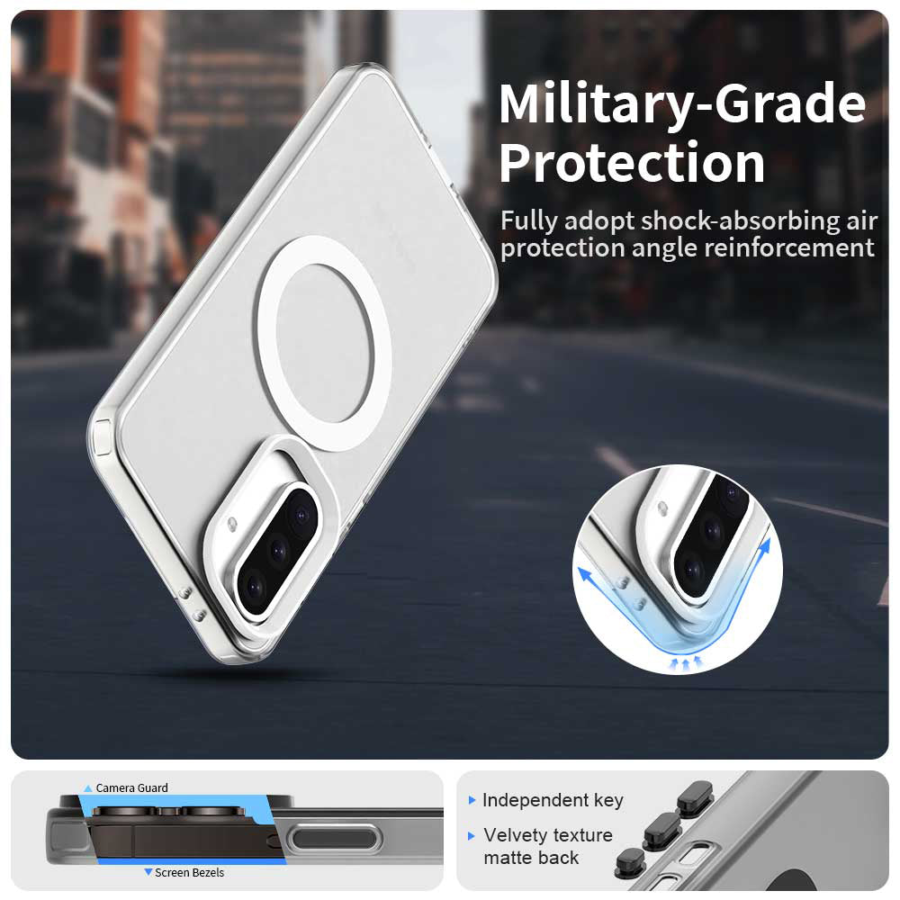 TechSuit Husa de protectie Techsuit CandyCase MagSafe compatibil cu Samsung Galaxy A56 5G, Alb – imagine 2