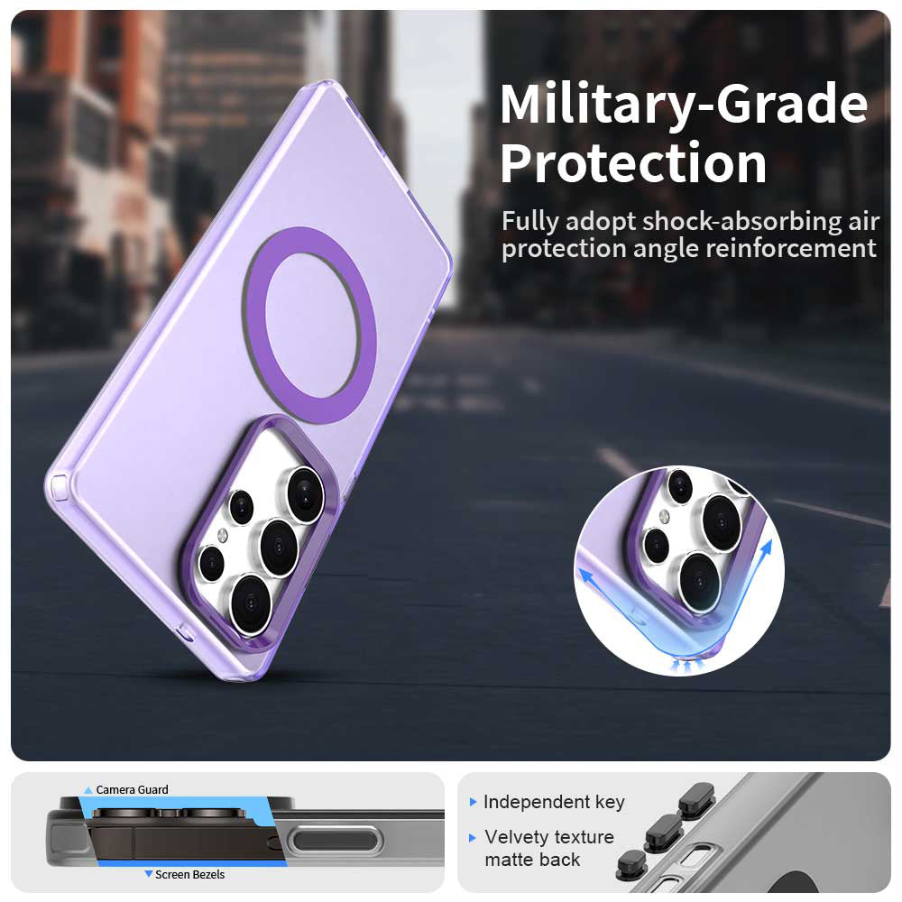 Techsuit - CandyCase MagSafe - Samsung Galaxy S25 Ultra - Purple
