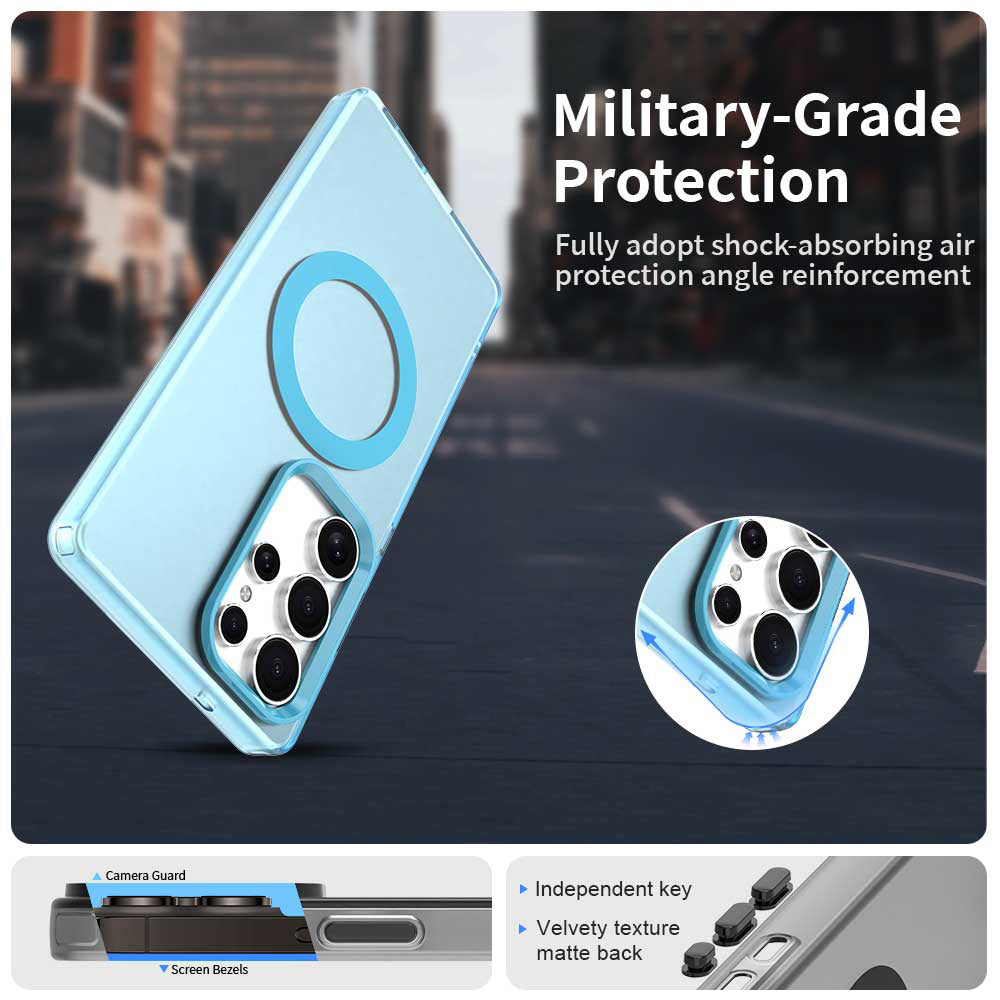 Techsuit - CandyCase MagSafe - Samsung Galaxy S25 Ultra - Blue