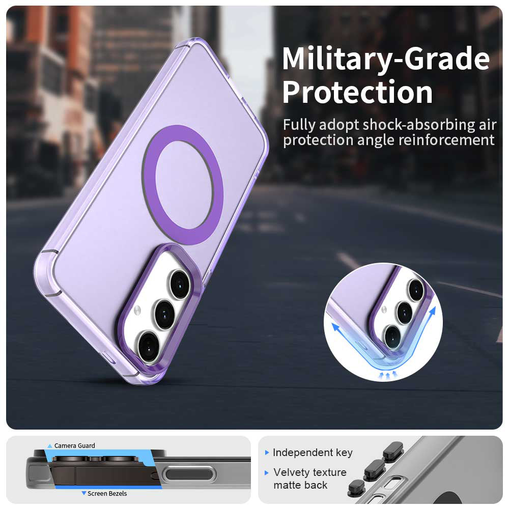 Techsuit - CandyCase MagSafe - Samsung Galaxy S24 / S25 - Purple