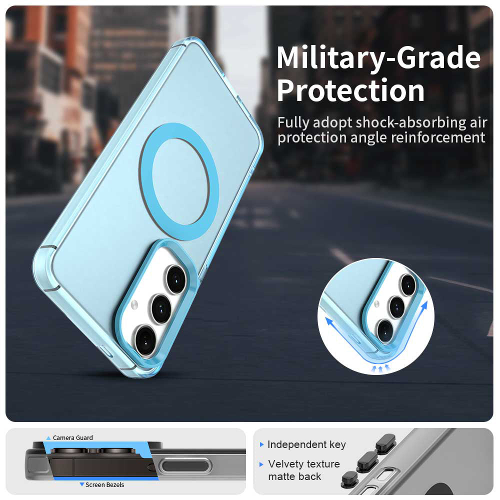 Techsuit - CandyCase MagSafe - Samsung Galaxy S24 / S25 - Blue