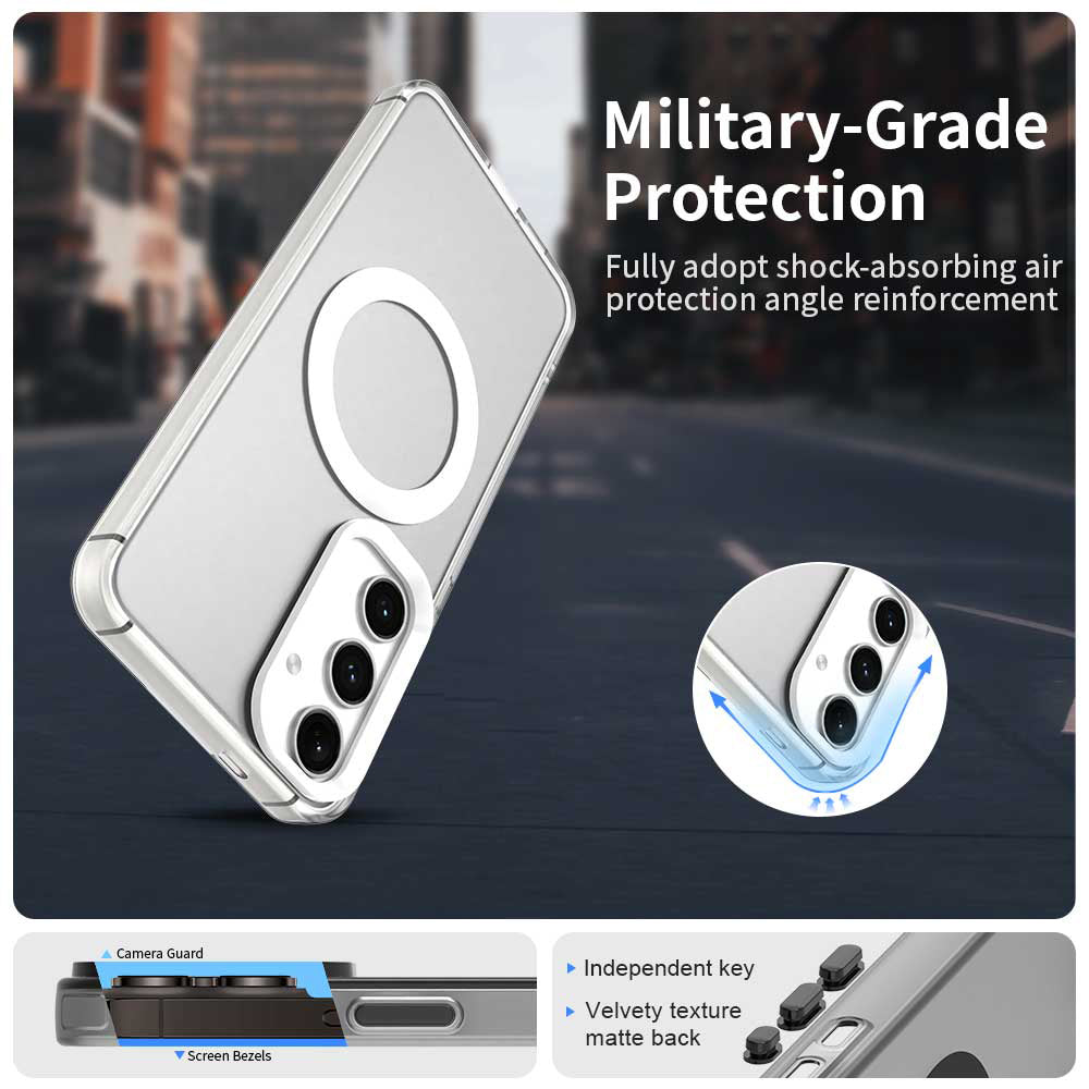 Techsuit - CandyCase MagSafe - Samsung Galaxy S24 / S25 - White