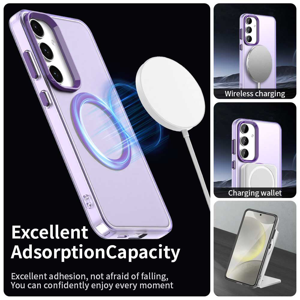 TechSuit Husa de protectie Techsuit CandyCase MagSafe compatibil cu Samsung Galaxy S24 Plus / S25 Plus, Mov – imagine 5