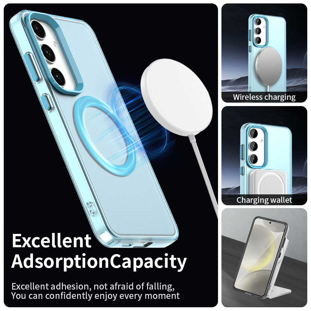 Techsuit - CandyCase MagSafe - Samsung Galaxy S24 Plus / S25 Plus - Blue