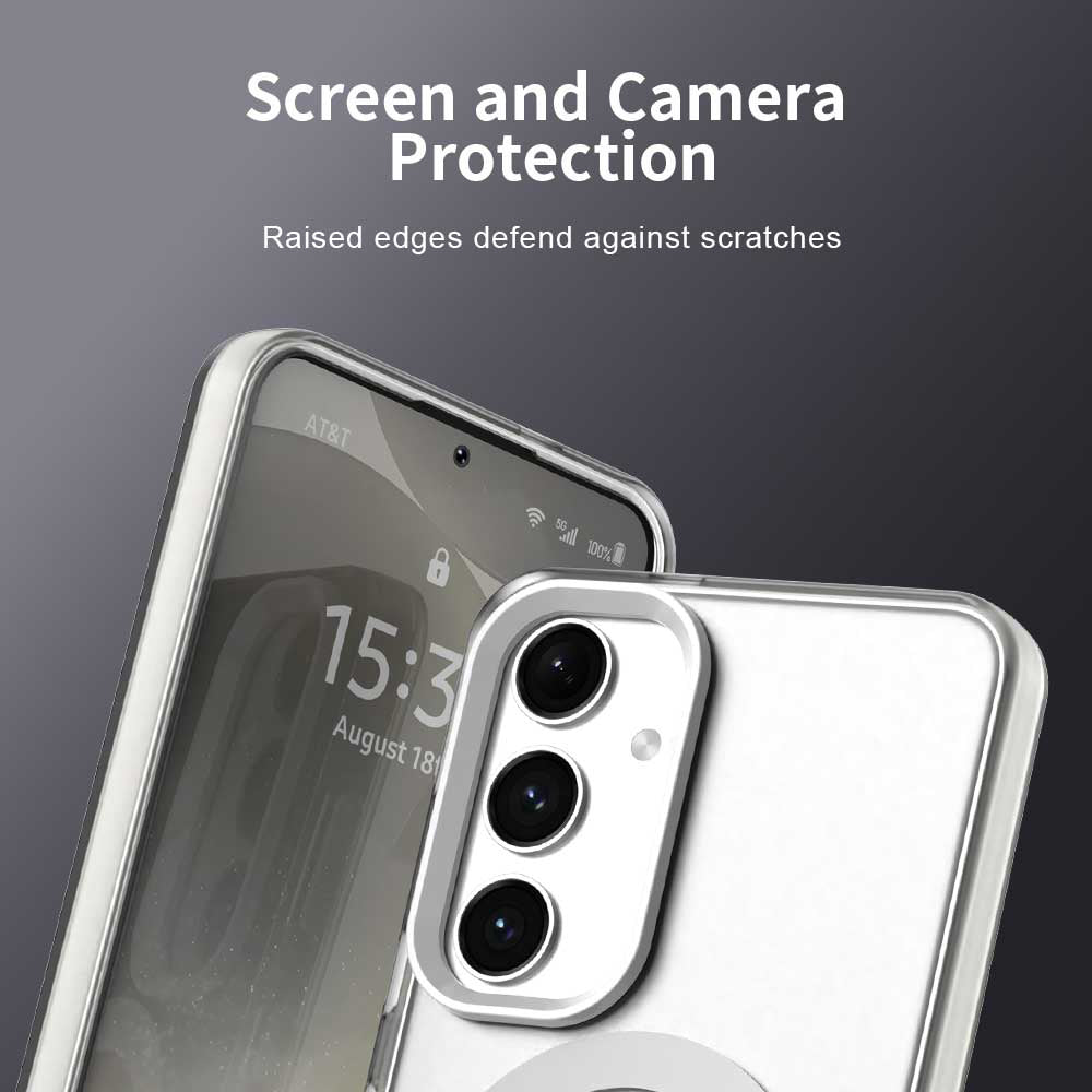TechSuit Husa de protectie Techsuit CandyCase MagSafe compatibil cu Samsung Galaxy S24 Plus / S25 Plus, Alb – imagine 6