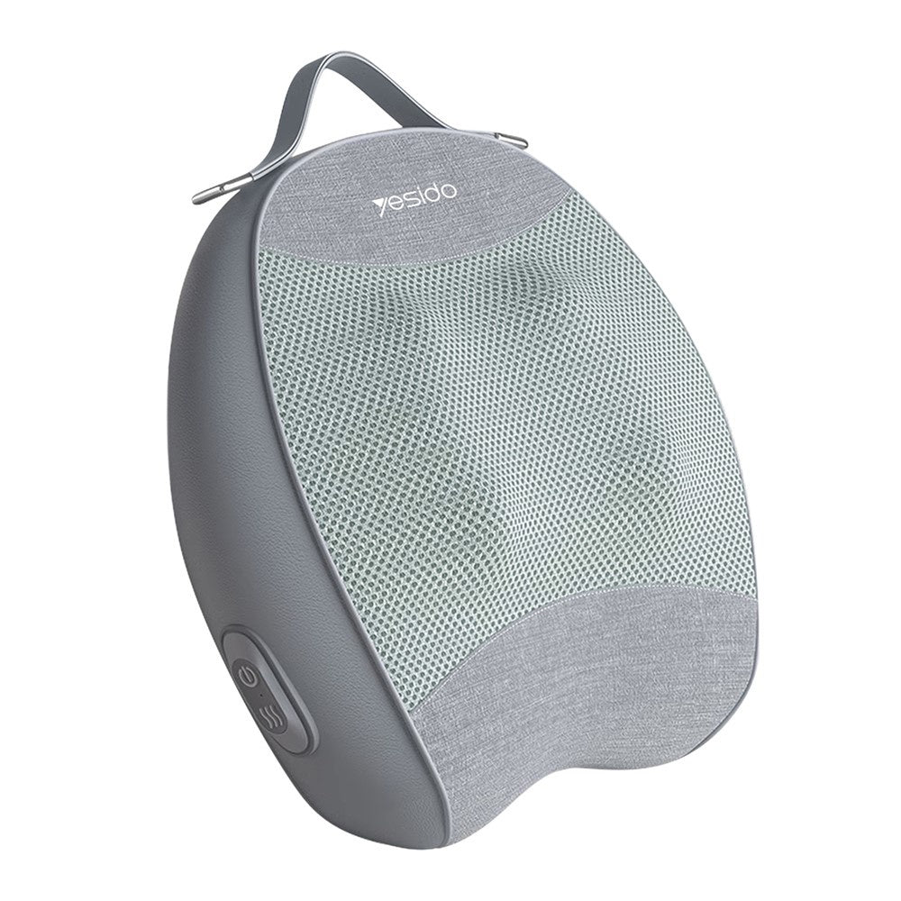 Yesido - Back Massager (MG15) - with Heating Function, Quiet Operation, 32W, 2000mAh - Gray
