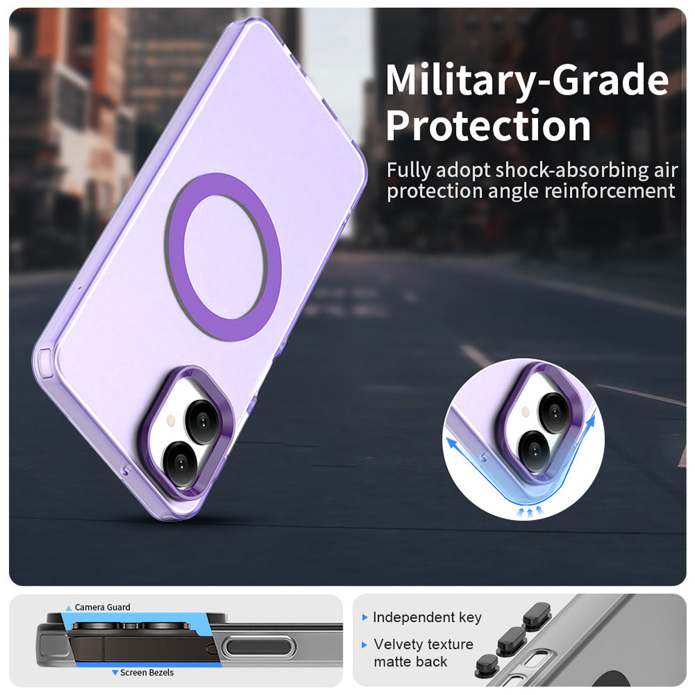 Techsuit - CandyCase MagSafe - Samsung Galaxy A06 - Purple