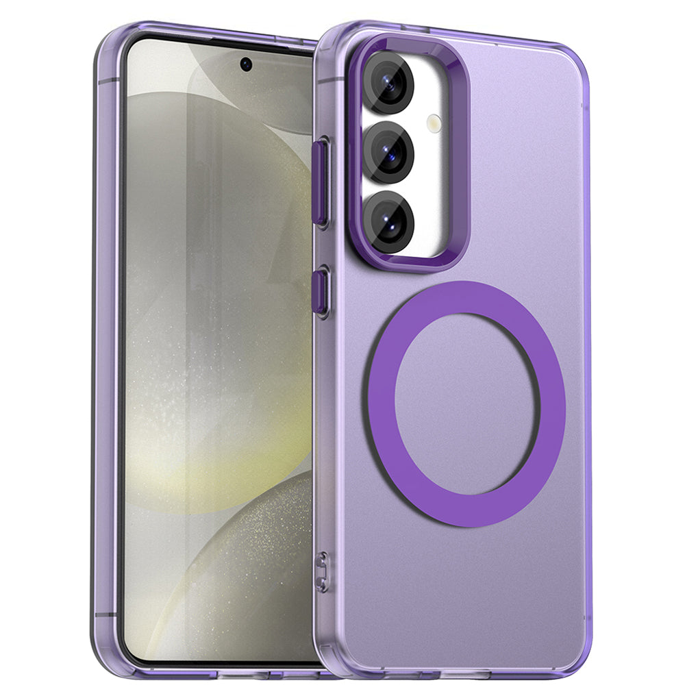 TechSuit Husa de protectie Techsuit CandyCase MagSafe compatibil cu Samsung Galaxy S24 FE, Mov
