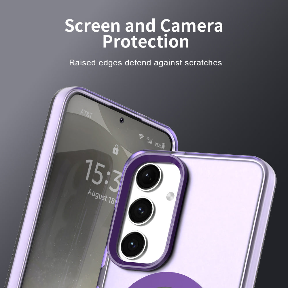 TechSuit Husa de protectie Techsuit CandyCase MagSafe compatibil cu Samsung Galaxy S24 FE, Mov – imagine 5
