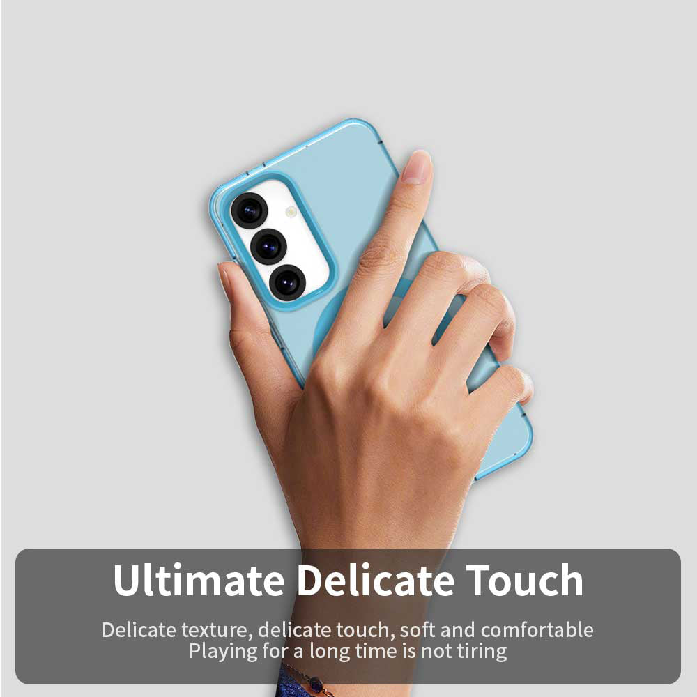 TechSuit Husa de protectie Techsuit CandyCase MagSafe compatibil cu Samsung Galaxy S24 FE, Albastru – imagine 5