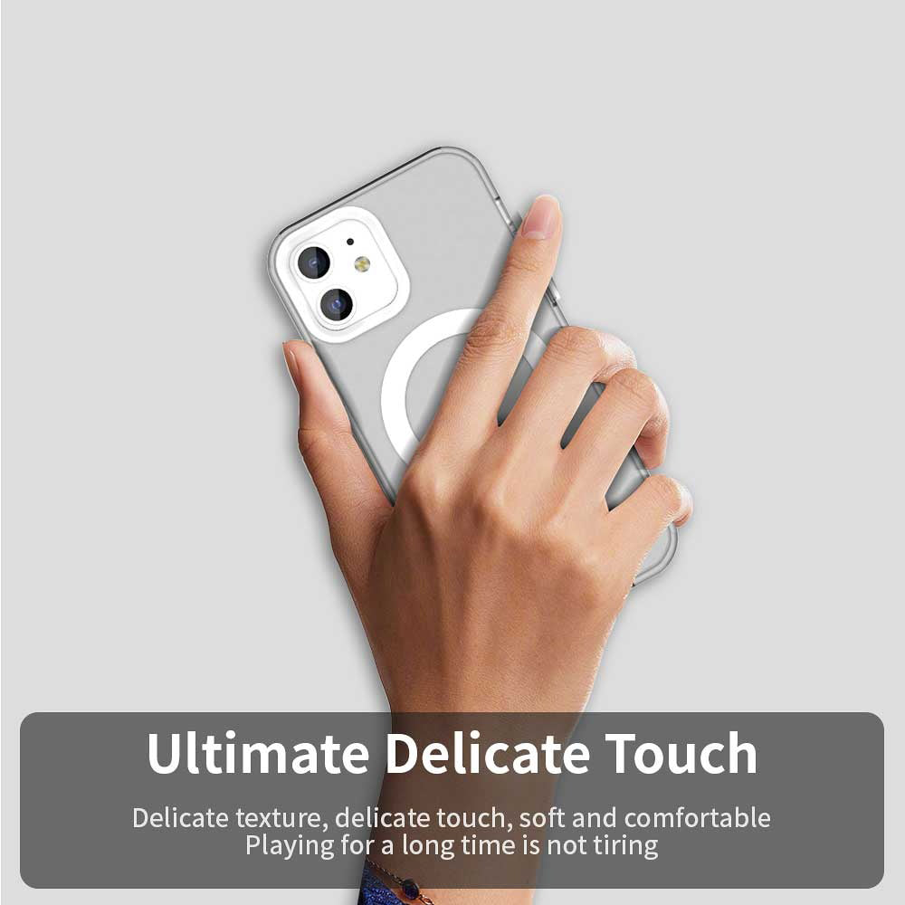 TechSuit Husa de protectie Techsuit CandyCase MagSafe compatibil cu iPhone 12 / iPhone 12 Pro, Alb – imagine 3
