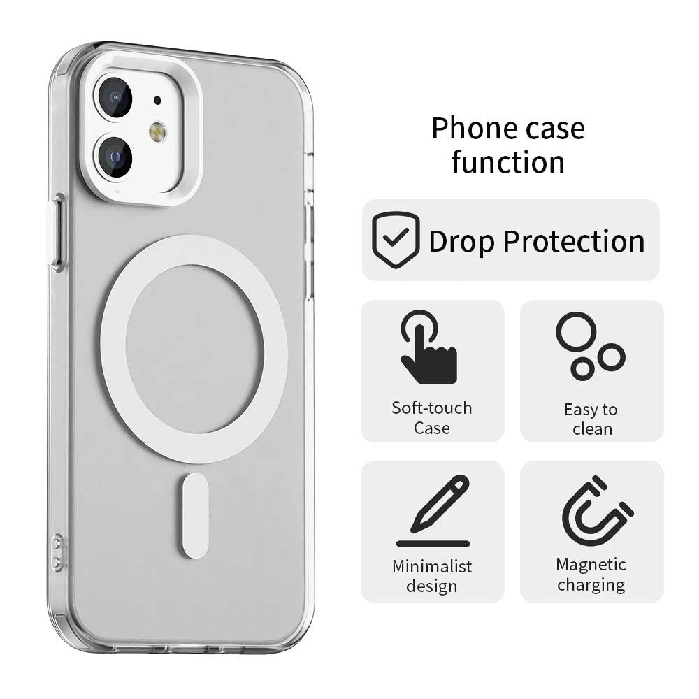 TechSuit Husa de protectie Techsuit CandyCase MagSafe compatibil cu iPhone 12 / iPhone 12 Pro, Alb – imagine 2