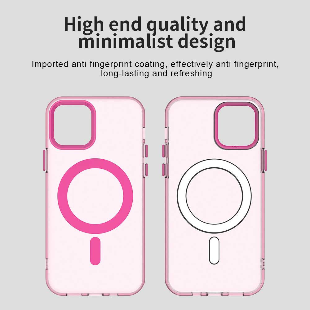 TechSuit Husa de protectie Techsuit CandyCase MagSafe compatibil cu iPhone 12 / iPhone 12 Pro, Roz – imagine 3